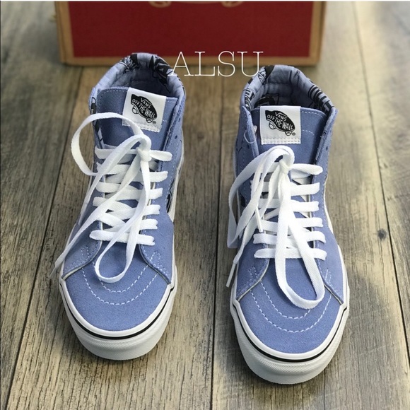 NWT VANS SK8-HI Logo Mix Lavender WMNS AUTHENTIC - Picture 5 of 7